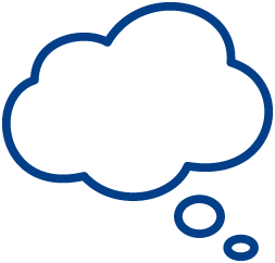Icon think bubble